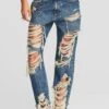 Super Distressed Maggie Jean