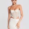 Margery Embellished Bustier Top