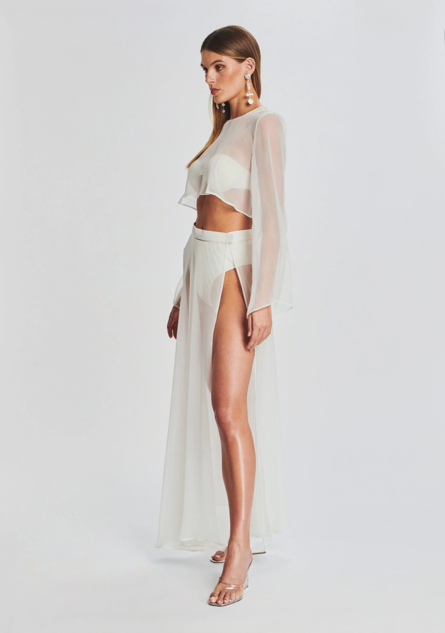 Alaia Long Slit Skirt - Image 3