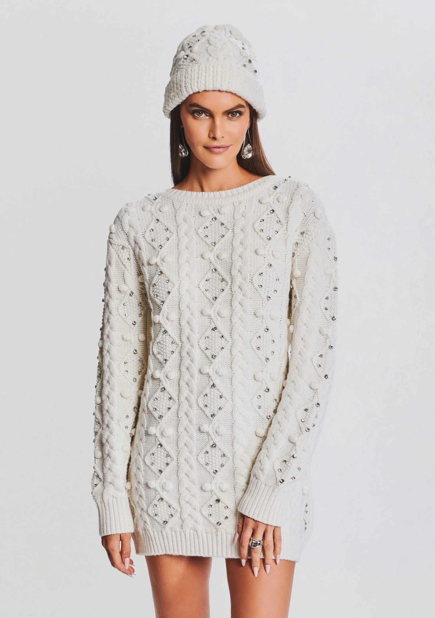 Maple Embellished Sweater Dress - Image 2