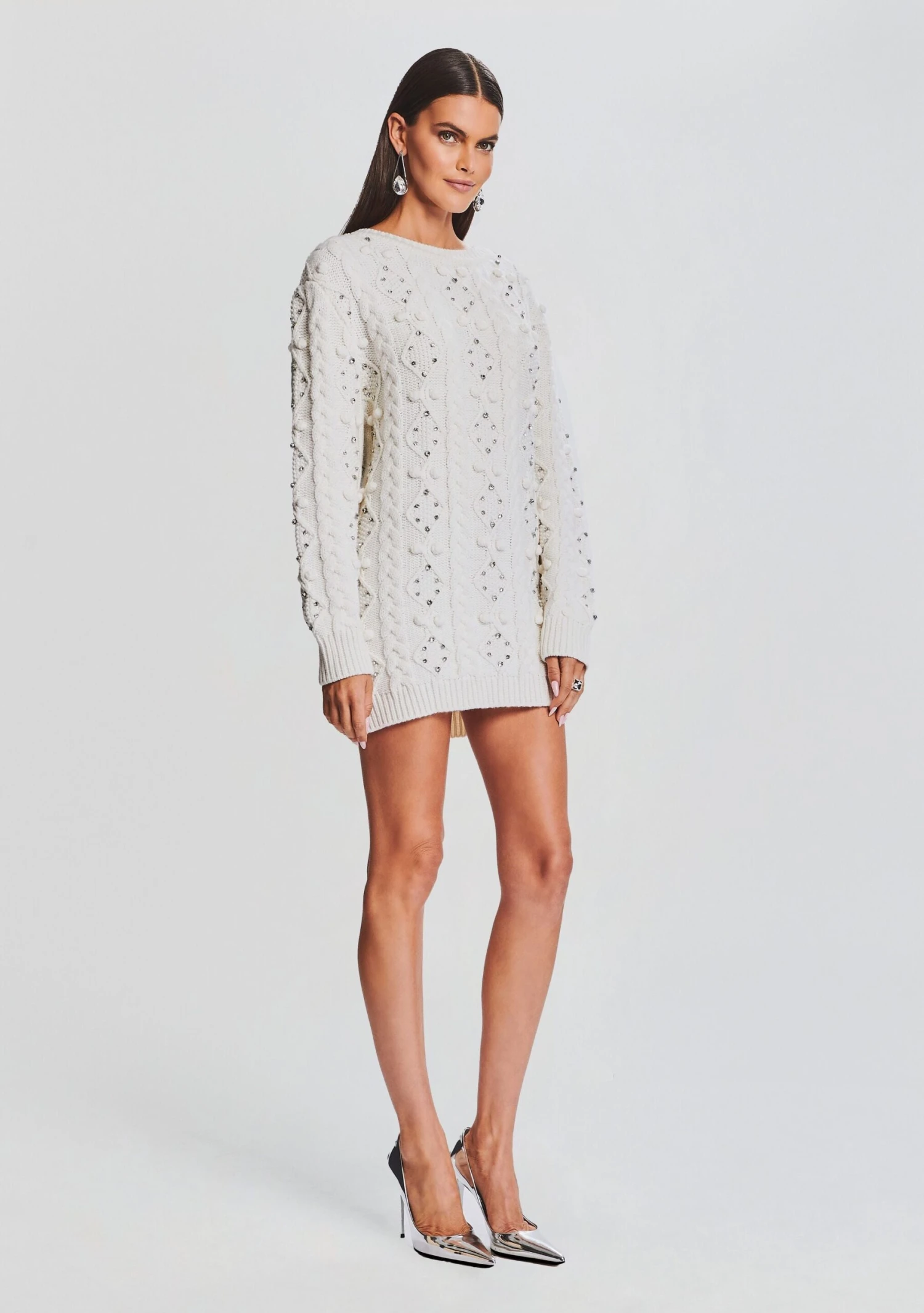 Maple Embellished Sweater Dress - Image 3
