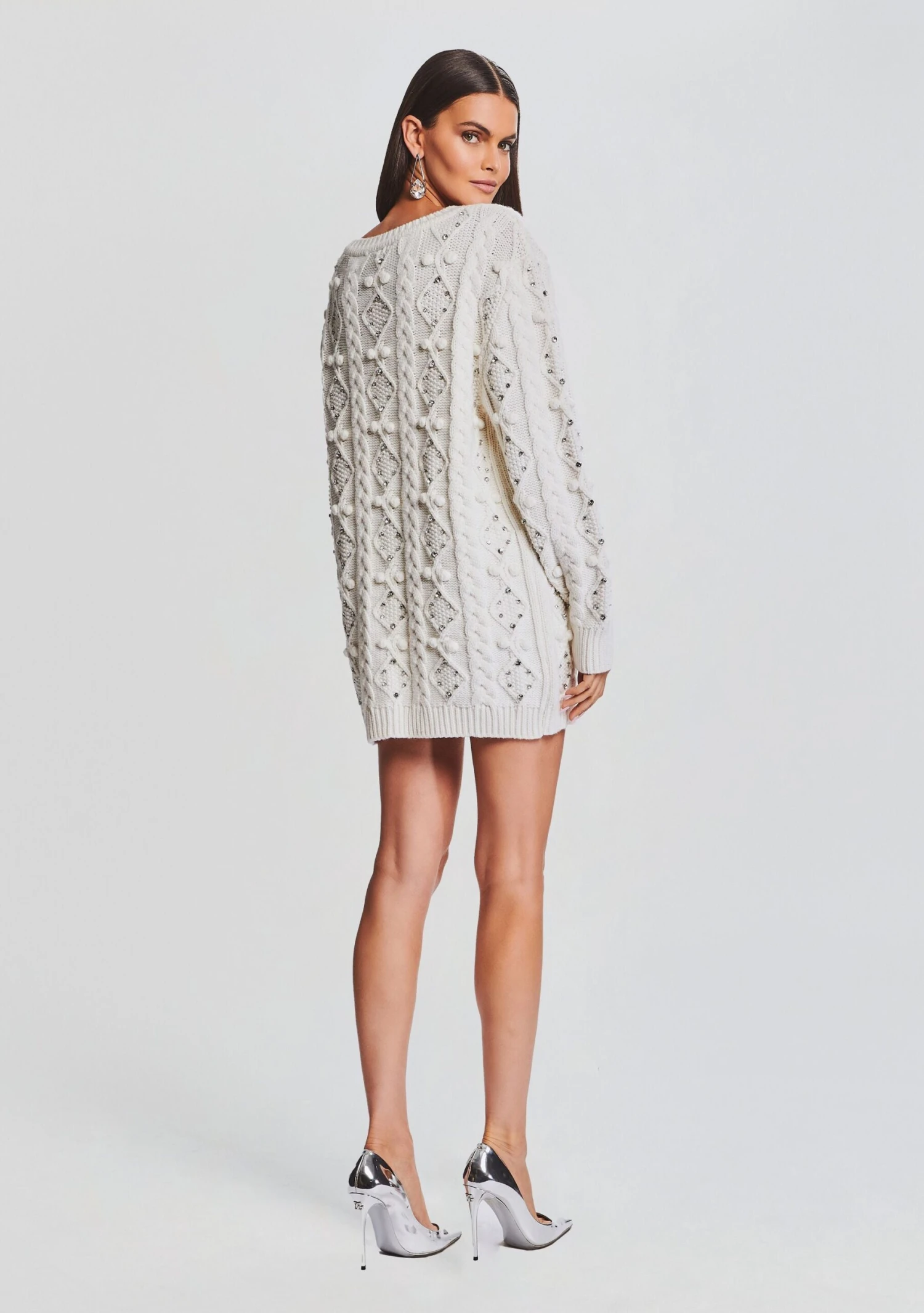 Maple Embellished Sweater Dress - Image 4
