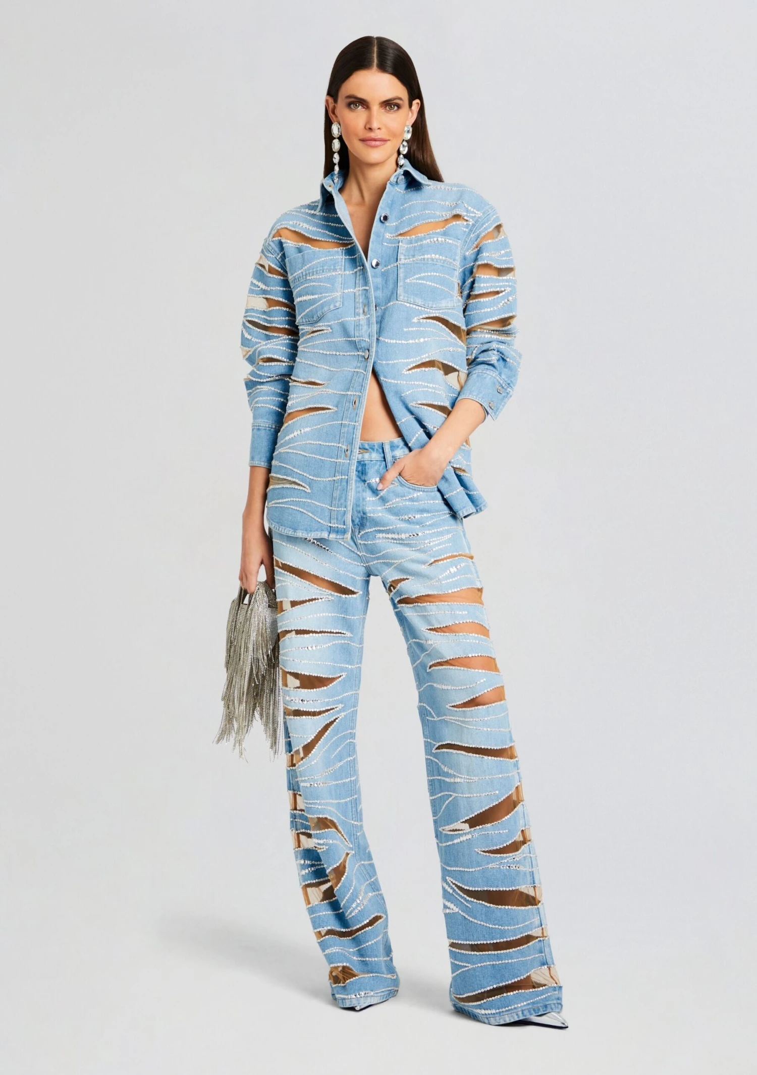 Renzo Embellished Denim Jean - Image 5