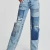 Heidi Straight Leg Patch Jean