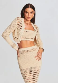 Nico Knit Crochet Cardigan