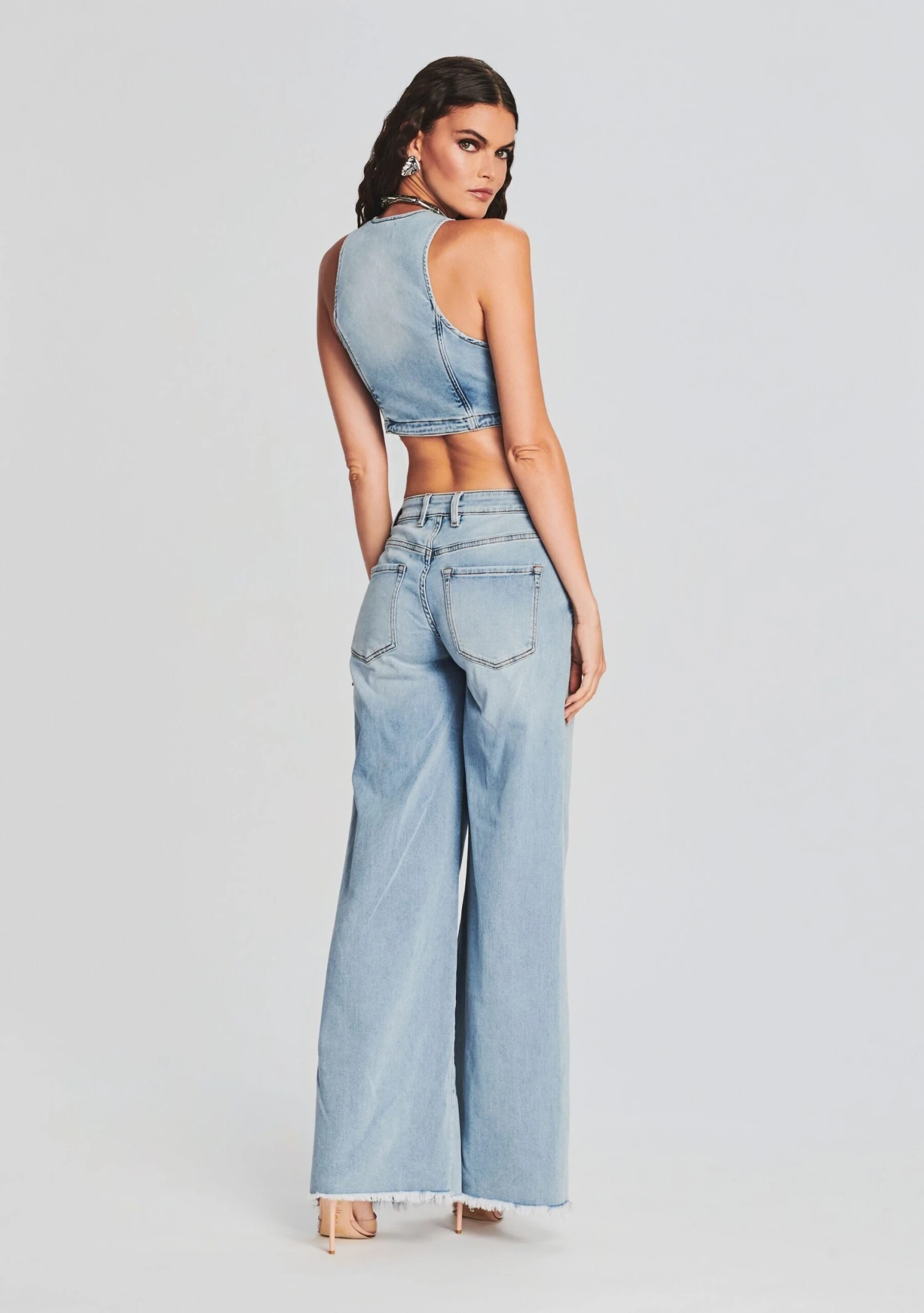 Dallas Denim Jumpsuit - Image 4