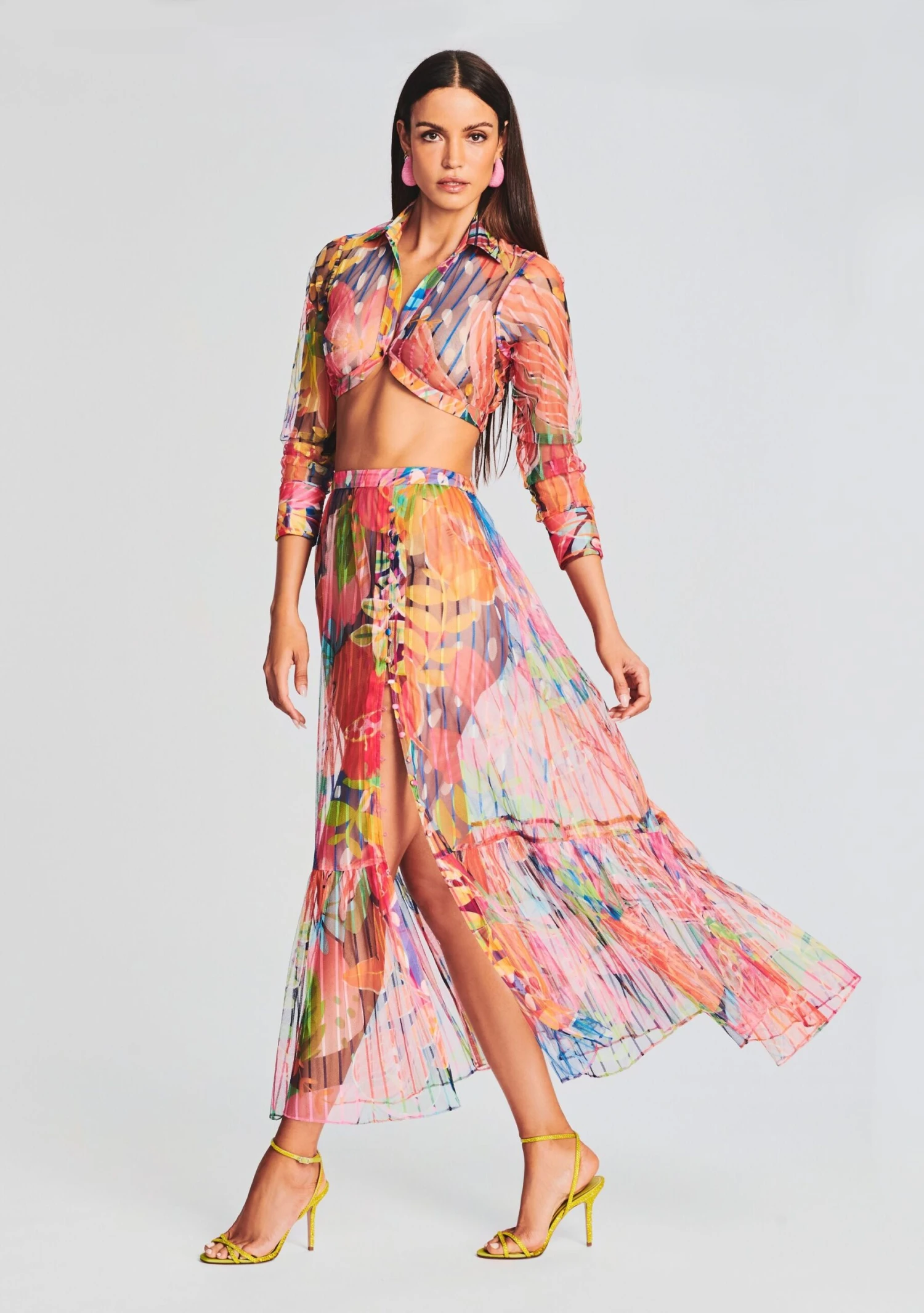 Plum Cropped Shirt - Image 3