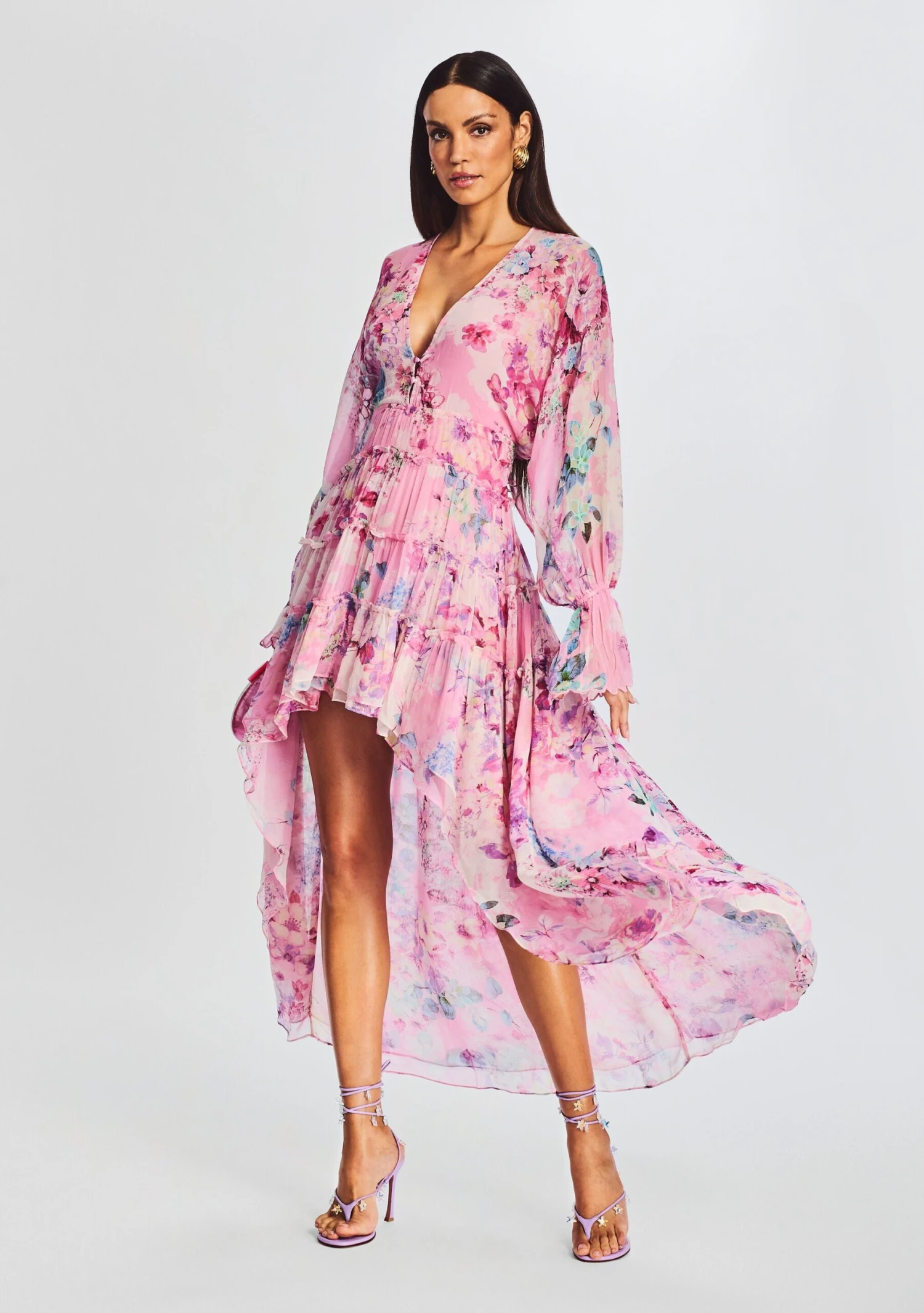 Sage High Low Dress - Image 5