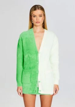 Pepper Fuzzy Cardigan