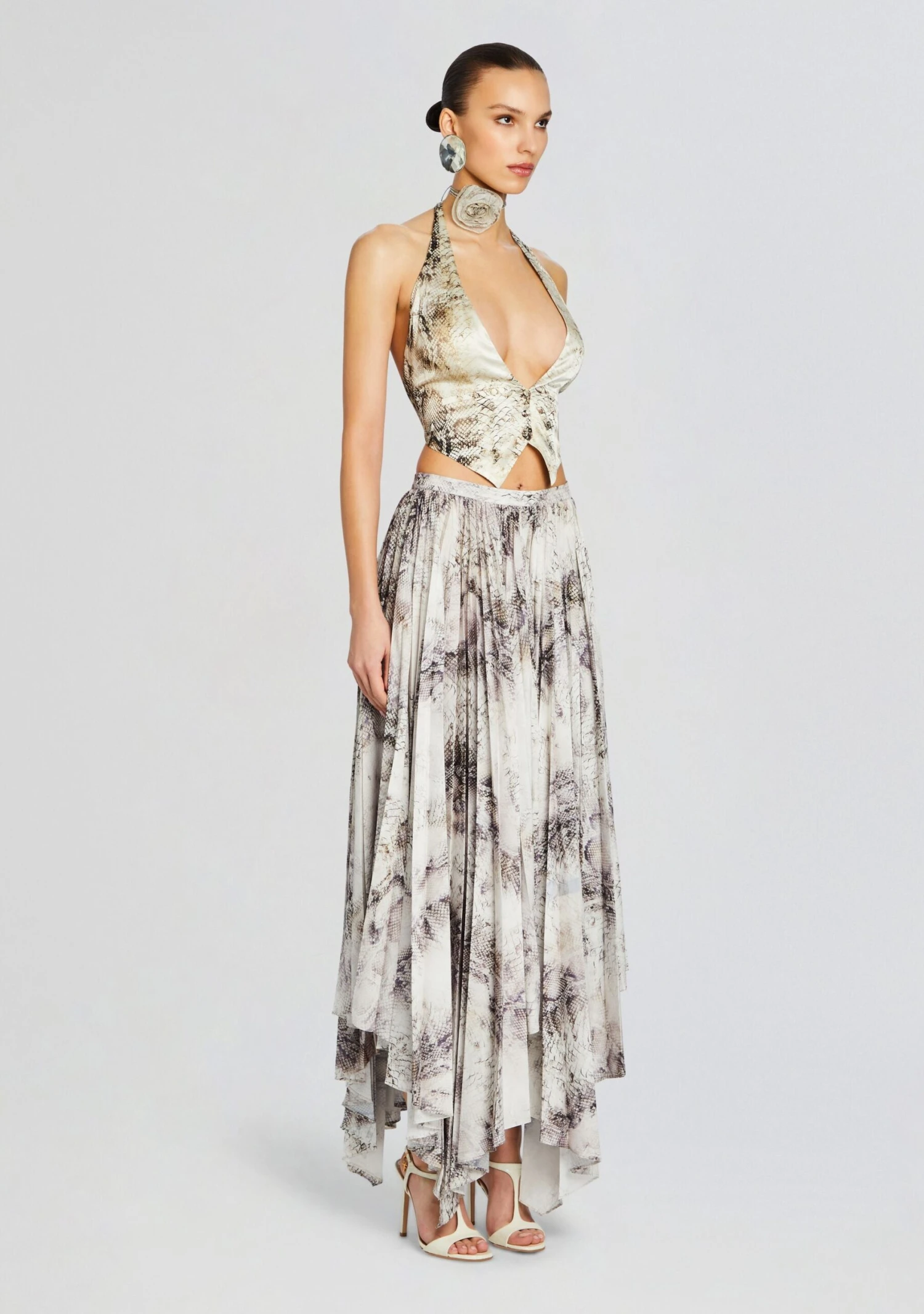 Romy Silk Vest - Image 3