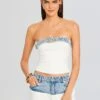 Etta Knit Denim Top