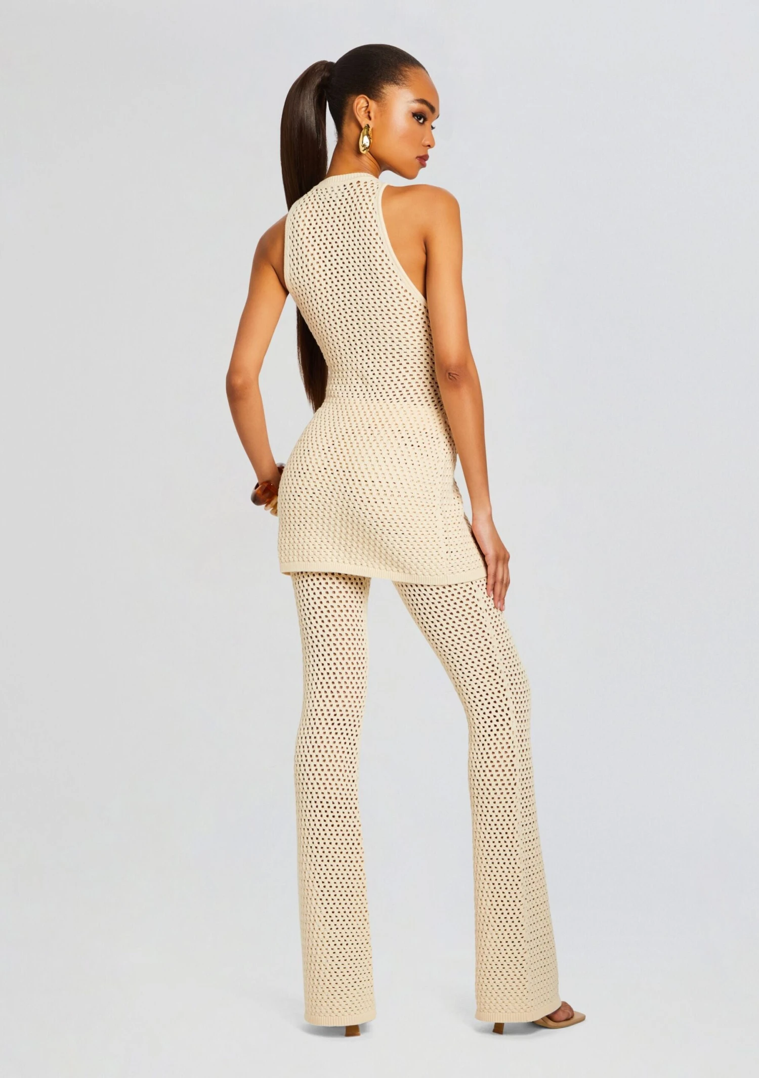 Tilli Knit Crochet Vest - Image 4